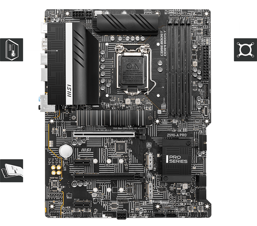 

Материнская плата MSI Z590-A PRO