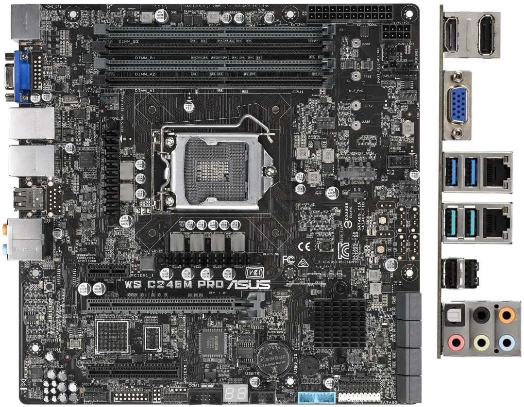 

Материнская плата ASUS WS C246M PRO/SE (90SW00F0-M0EAY0)