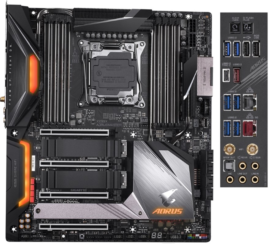 

Материнская плата Gigabyte X299X AORUS MASTER 8DDR4 USB3.2/USB (X299XAORUSMASTER)