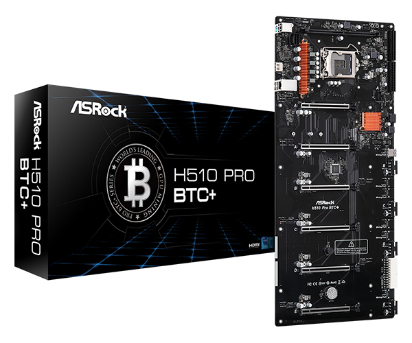 

Материнская плата ASRock H510 PRO BTC+