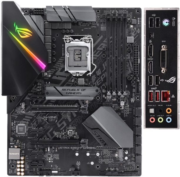 

Материнская плата Asus ROG STRIX B360-F Gaming (90MB0WG0-M0EAY0)