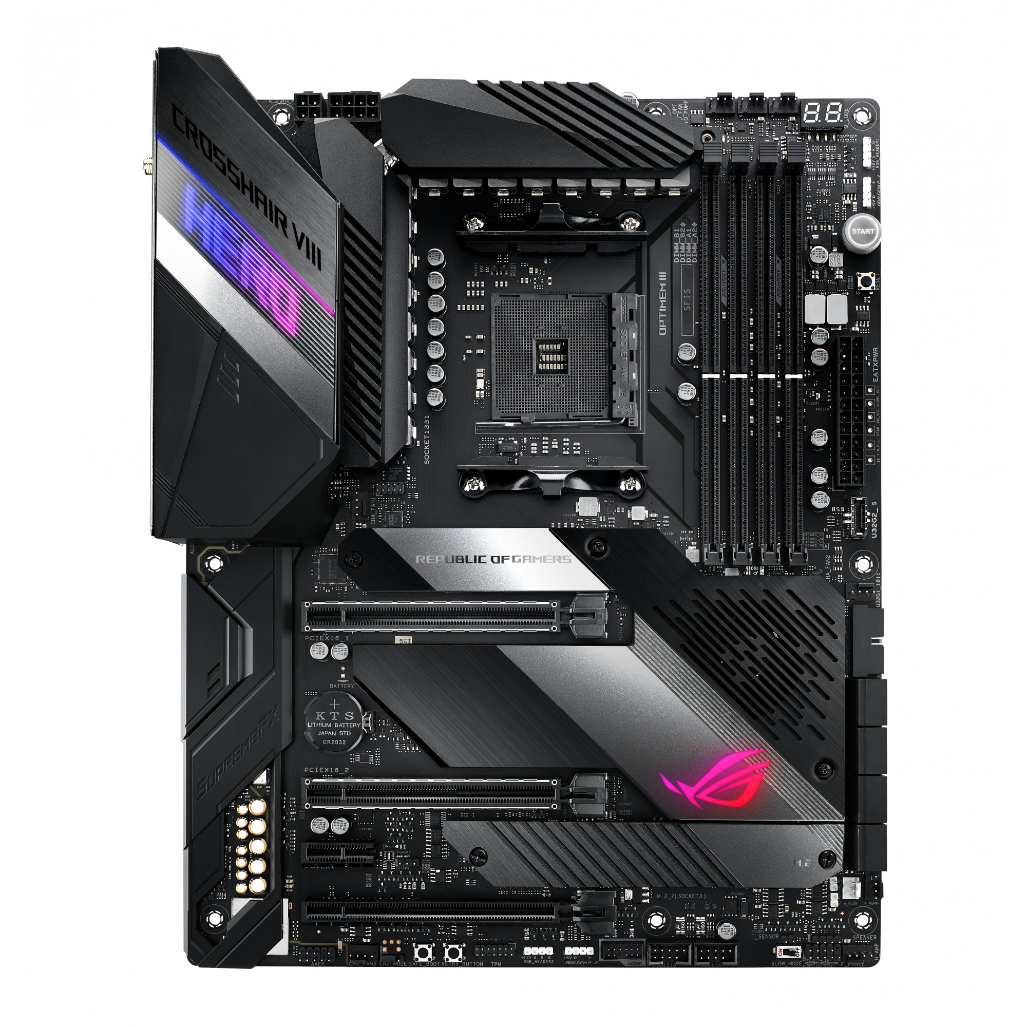 

Материнская плата Asus ROG CROSSHAIR VIII HERO (90MB10T0-M0EAY0)