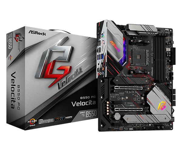 

Материнская плата ASRock B550 PG VELOCITA (90-MXBD90-A0UAYZ)