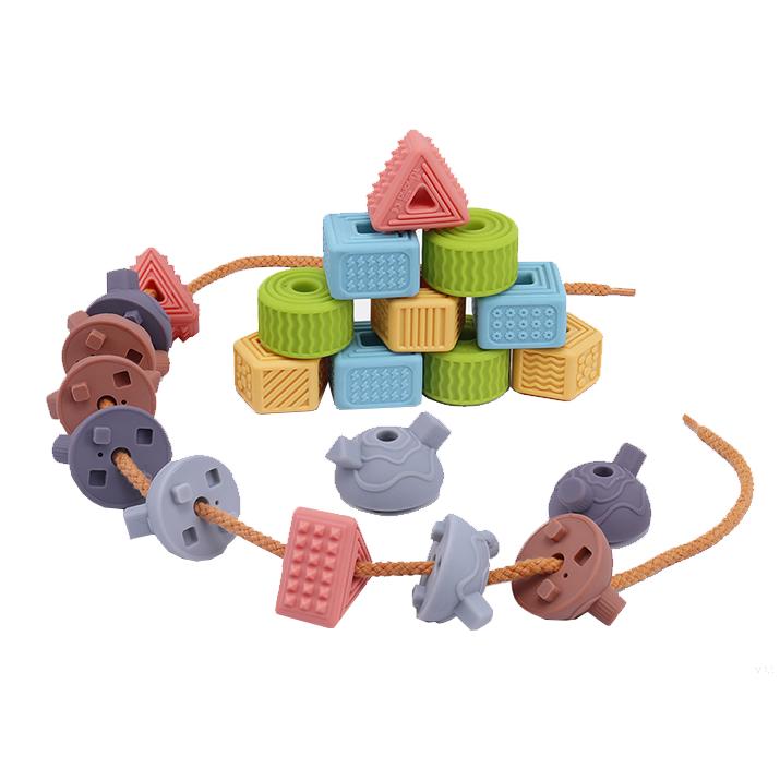 

Игровой набор Tumama Шнуровка-бусы TM261 силикон 18 шт (175823)