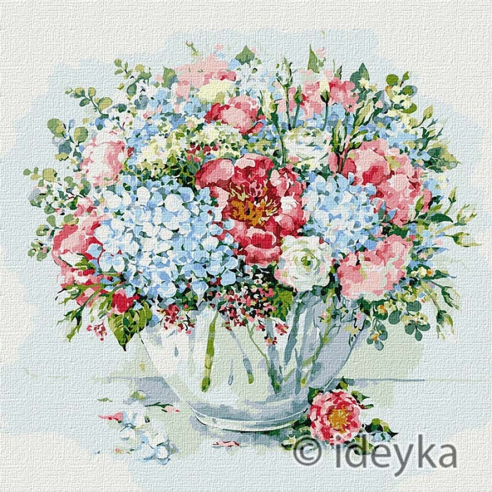 

Картина по номерам / анти-стресс раскраска Идейка "Сочетание красок" KHO3171 40х40 см
