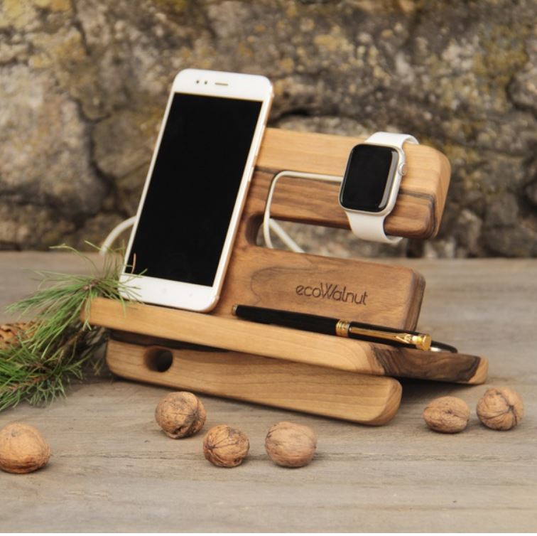 

Органайзер из натурального дерева Ecowalnut Unisex iWatch (EW-23.2)