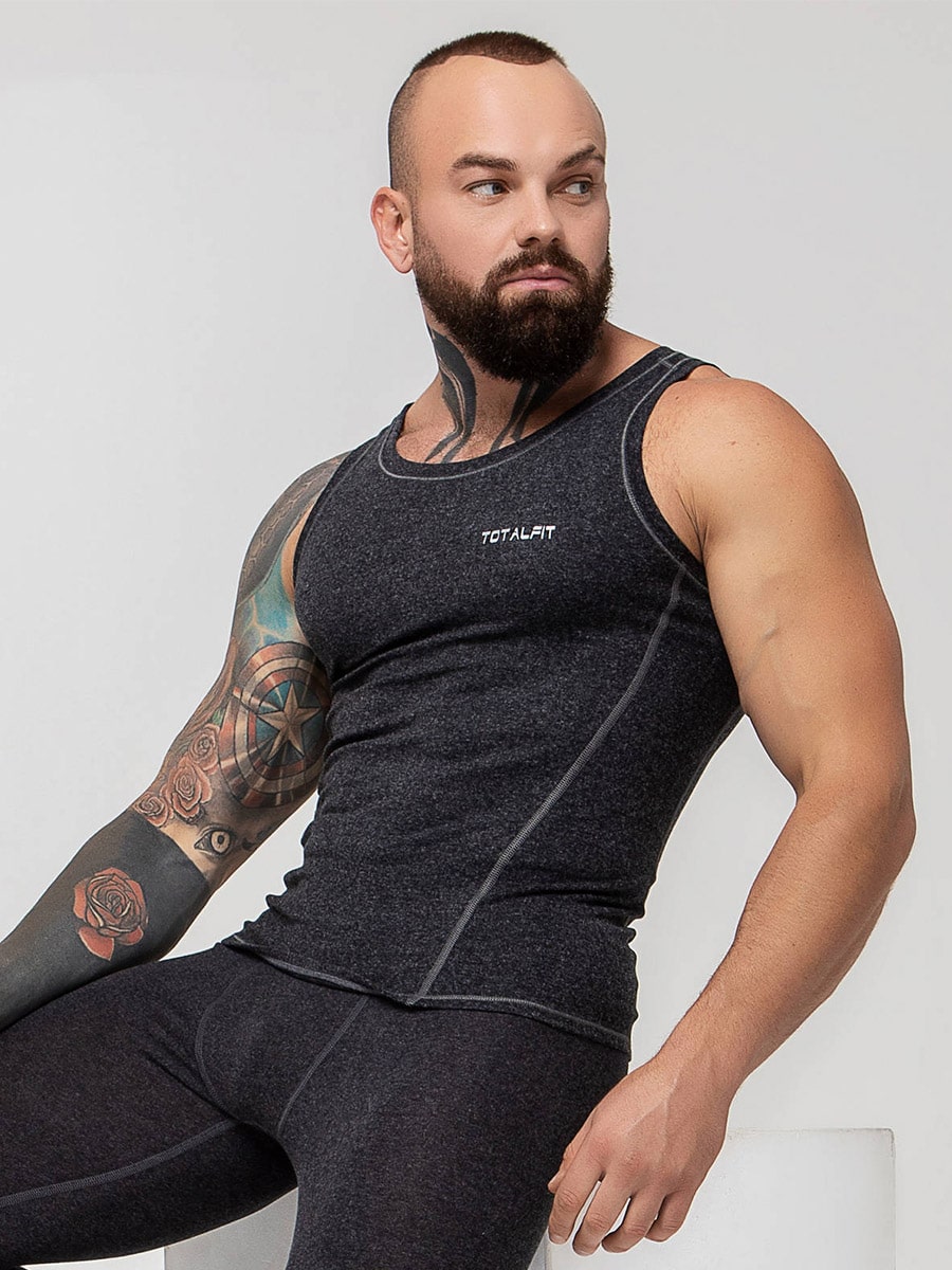 

Термомайка Totalfit TMM2-V серый L