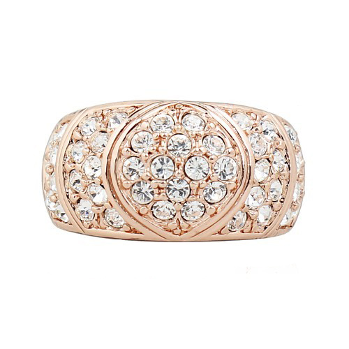 

Кольцо с кристаллами Сваровски 090602aa Italina 18 размер Белый