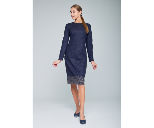 

Платье Инна Футляр Ludmila_Fashion  темно-синий, Платье Инна Футляр Ludmila_Fashion XL темно-синий