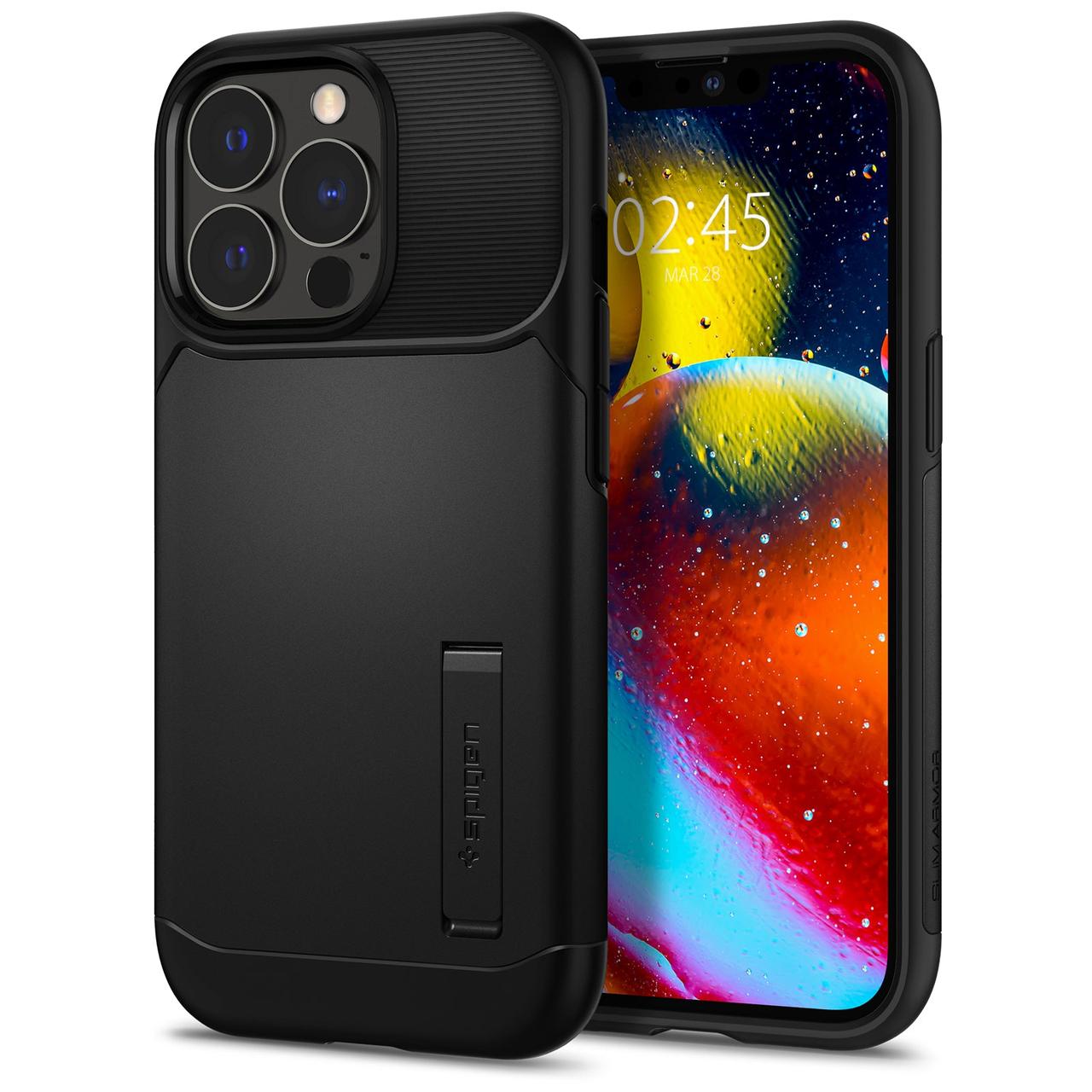 

Чехол Spigen Slim Armor для iPhone 13 Pro Black