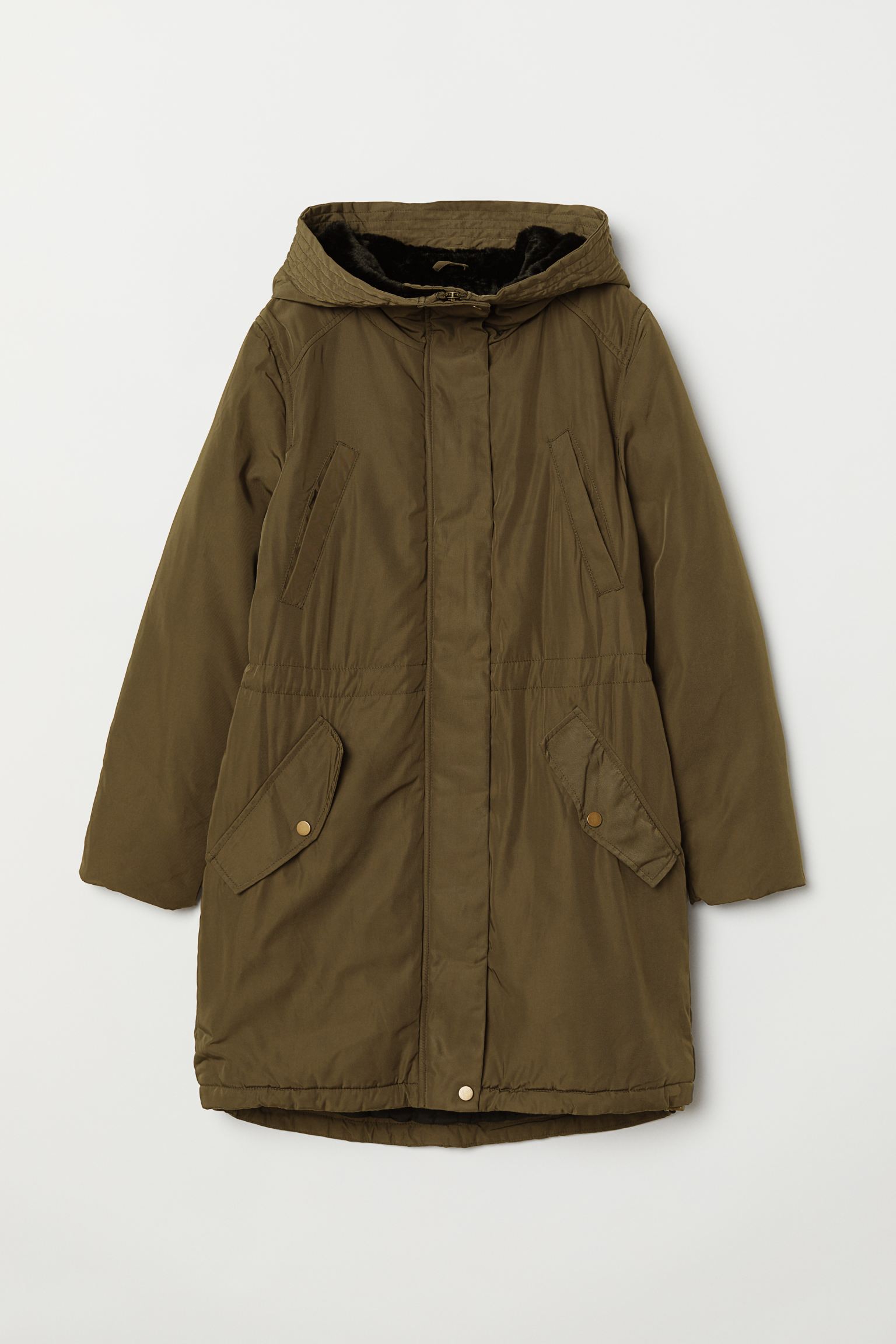 

Парка H&M  хаки 2412659462, Парка H&M 38 хаки 2412659462