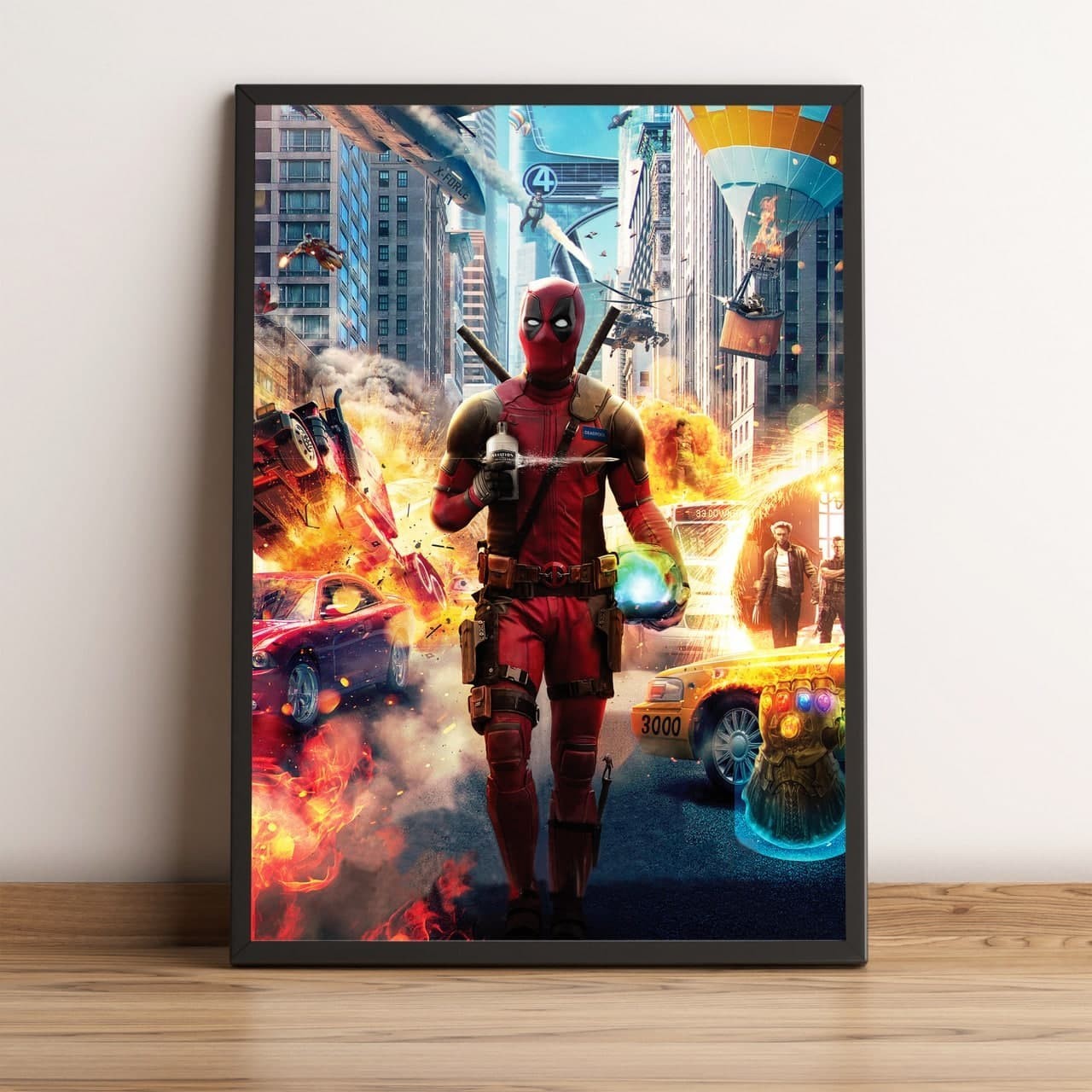 

Постер HELLO Posters Deadpool 50х70 см в рамке