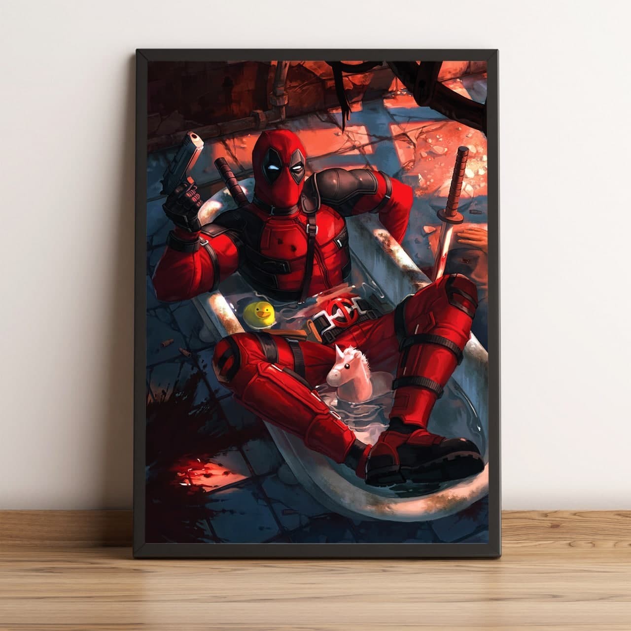 

Постер HELLO Posters Deadpool 002 50х70 см в рамке