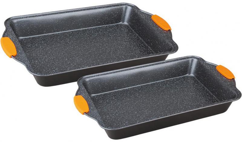 

Набор 2 формы для выпечки Berlinger Haus Granit Diamond 40.5x25.5x6см и 36x23x6см