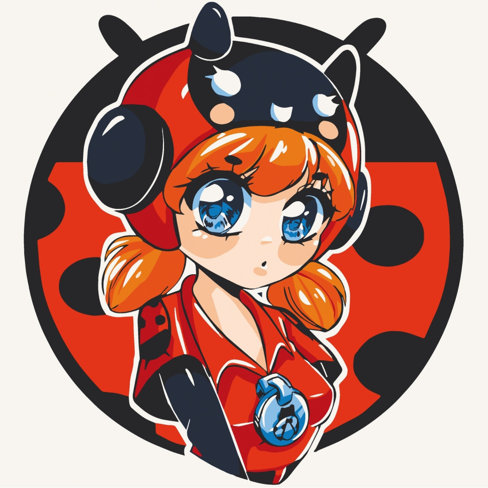 

Картина по номерам "Ladybug Bea" Art Craft 15546-AC 40х50 см
