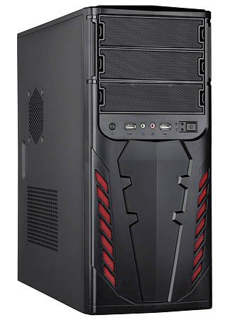 

Корпус FrimeCom LB-087 Miditower, ATX-SM400BL 400W, 12cm, 0.5mm
