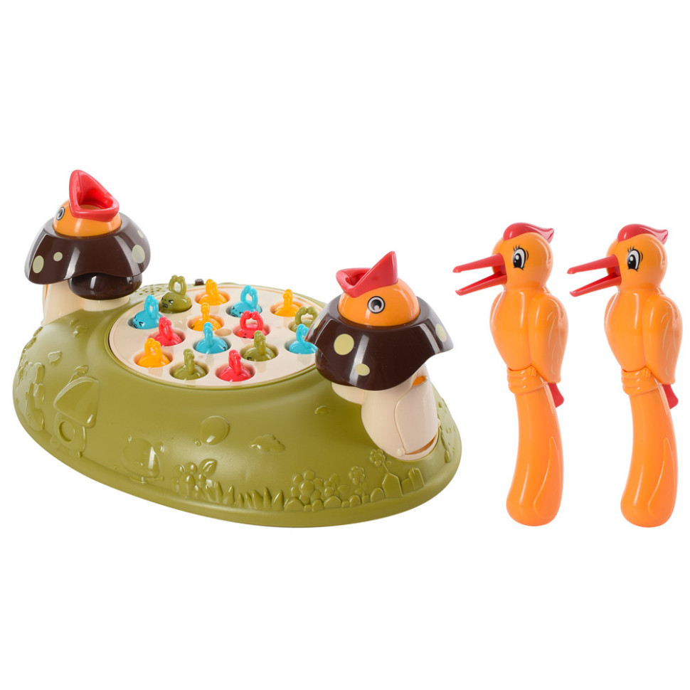 

Магнитная игра Bambi "Накорми птичку" зеленого цвета для малышей (RT-Y33926A(Green))