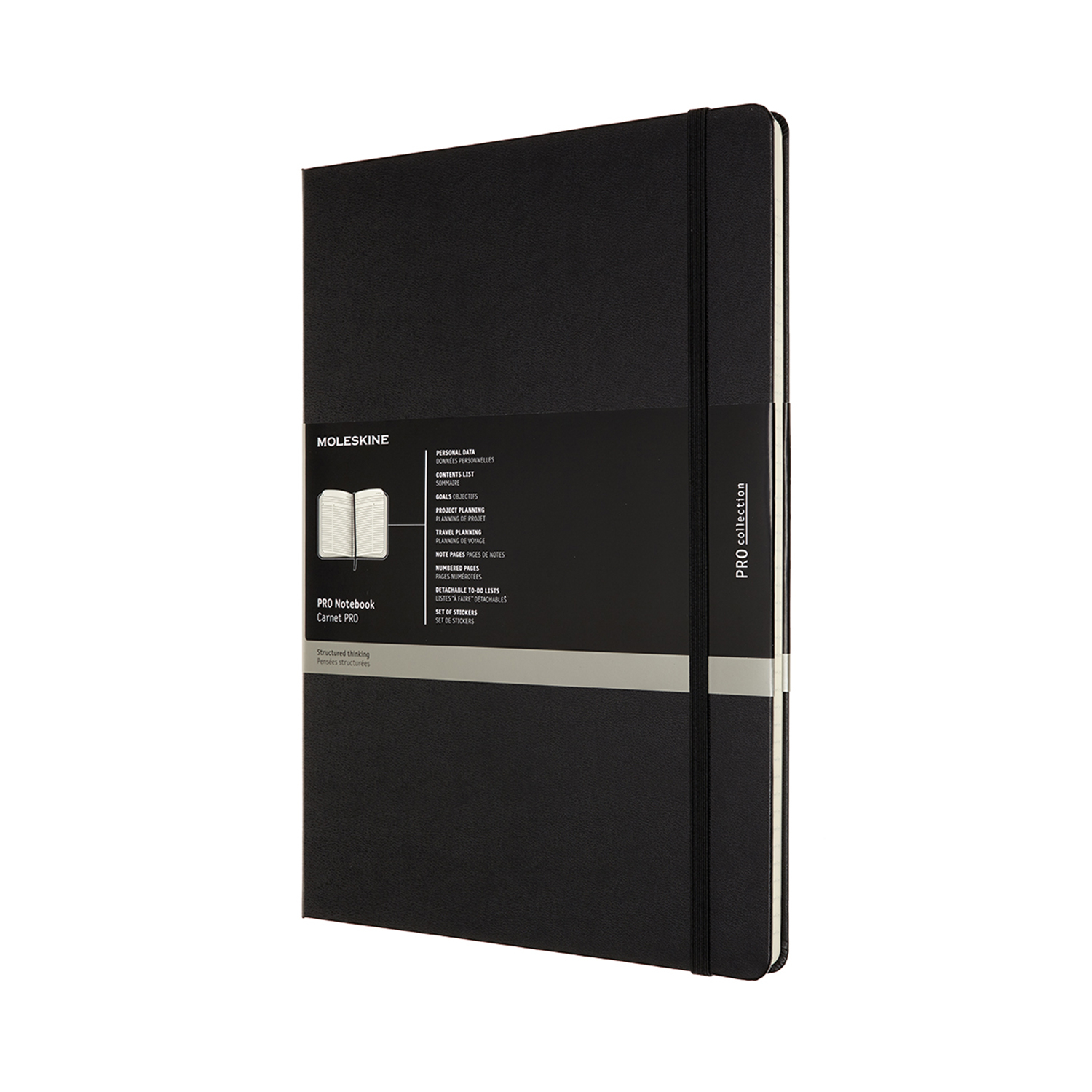 

Записник Недатований Moleskine PRO А4 / Чорний (8053853602589)