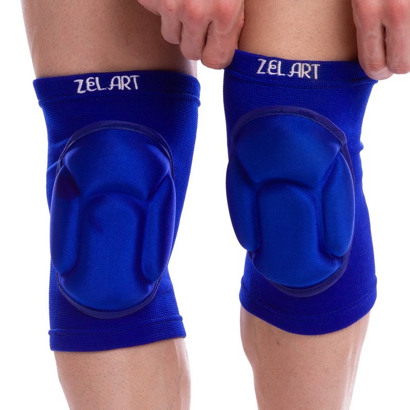 

Наколенники для волейбола Zelart 2шт L синие (BC-1672)