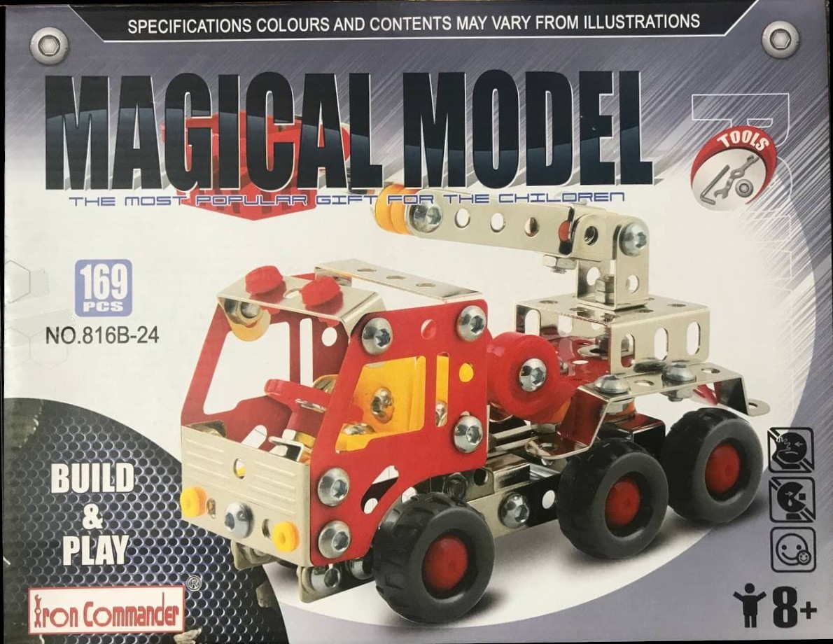 

Конструктор Iron Commander металлический Magical Model 169 деталей