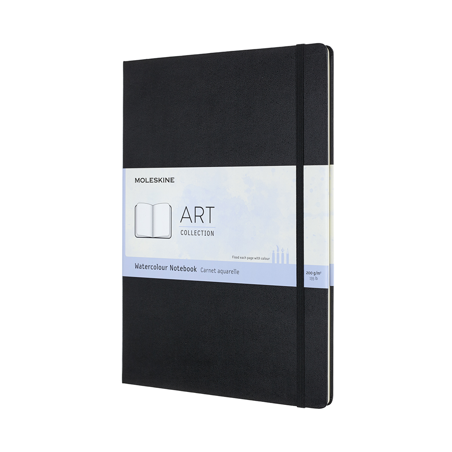 

Записник Moleskine Art А4 / Акварель Чорний (8058647626758)