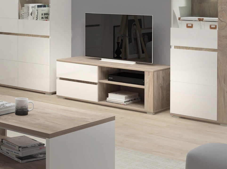 

Тумба под телевизор TVshka Ares AS 1 110x45x43 см дуб ендгрейн