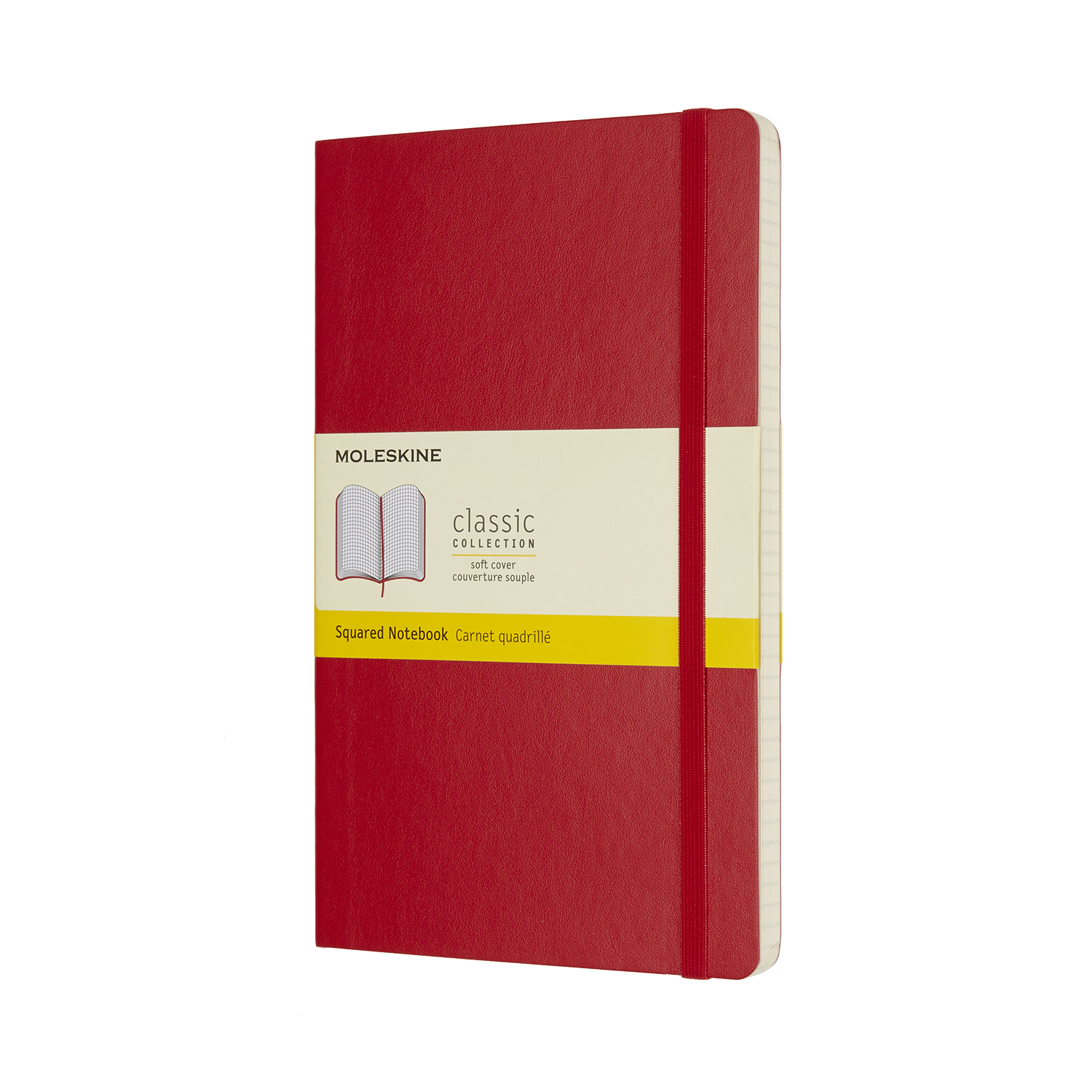

Записник Moleskine Classic середній / Клітинка Червоний М’який (8055002854641)