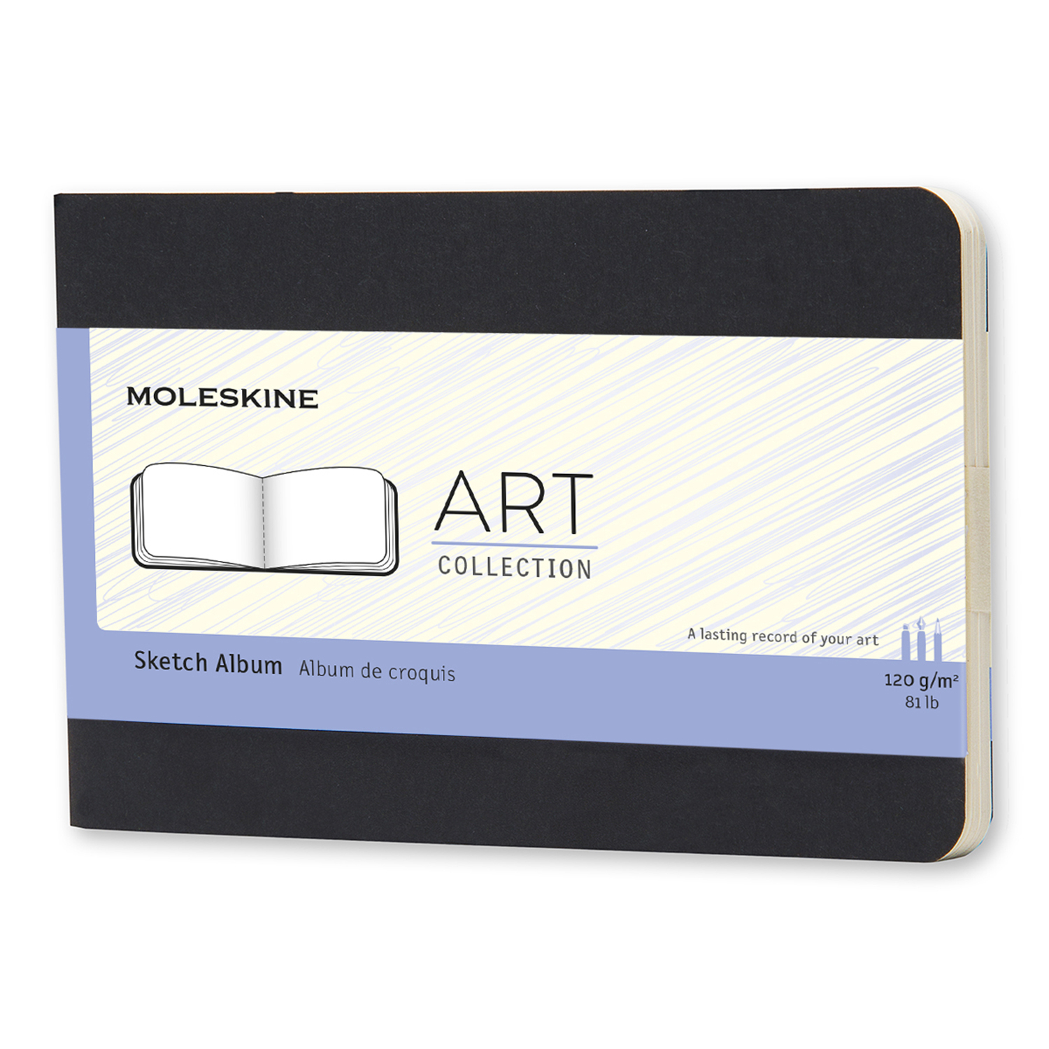 

Записник Moleskine Art Cahier кишеньковий / Для нарисів Чорний (9788867323357)