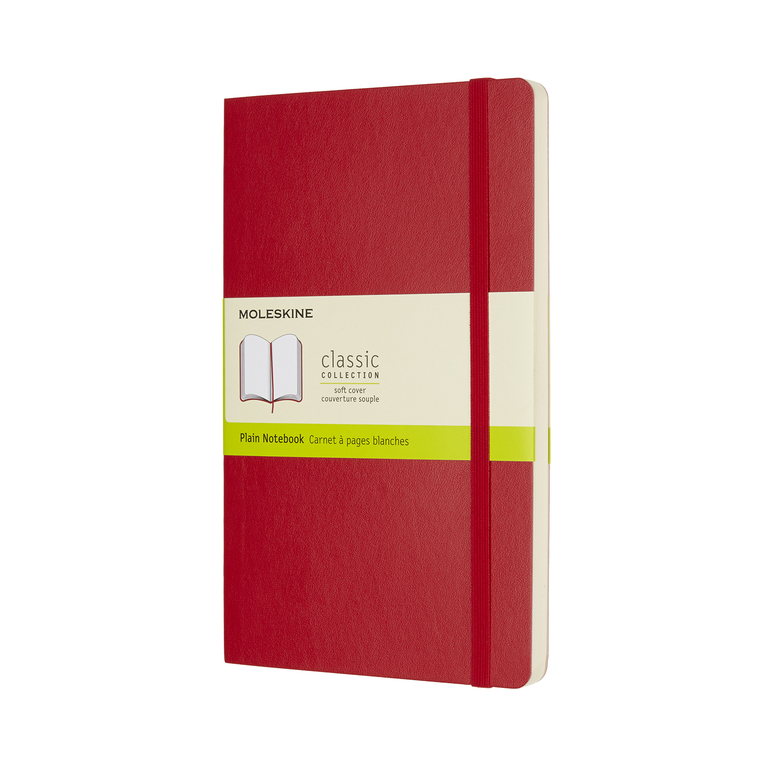 

Записник Moleskine Classic середній / Нелінований Червоний М’який (8055002854658)