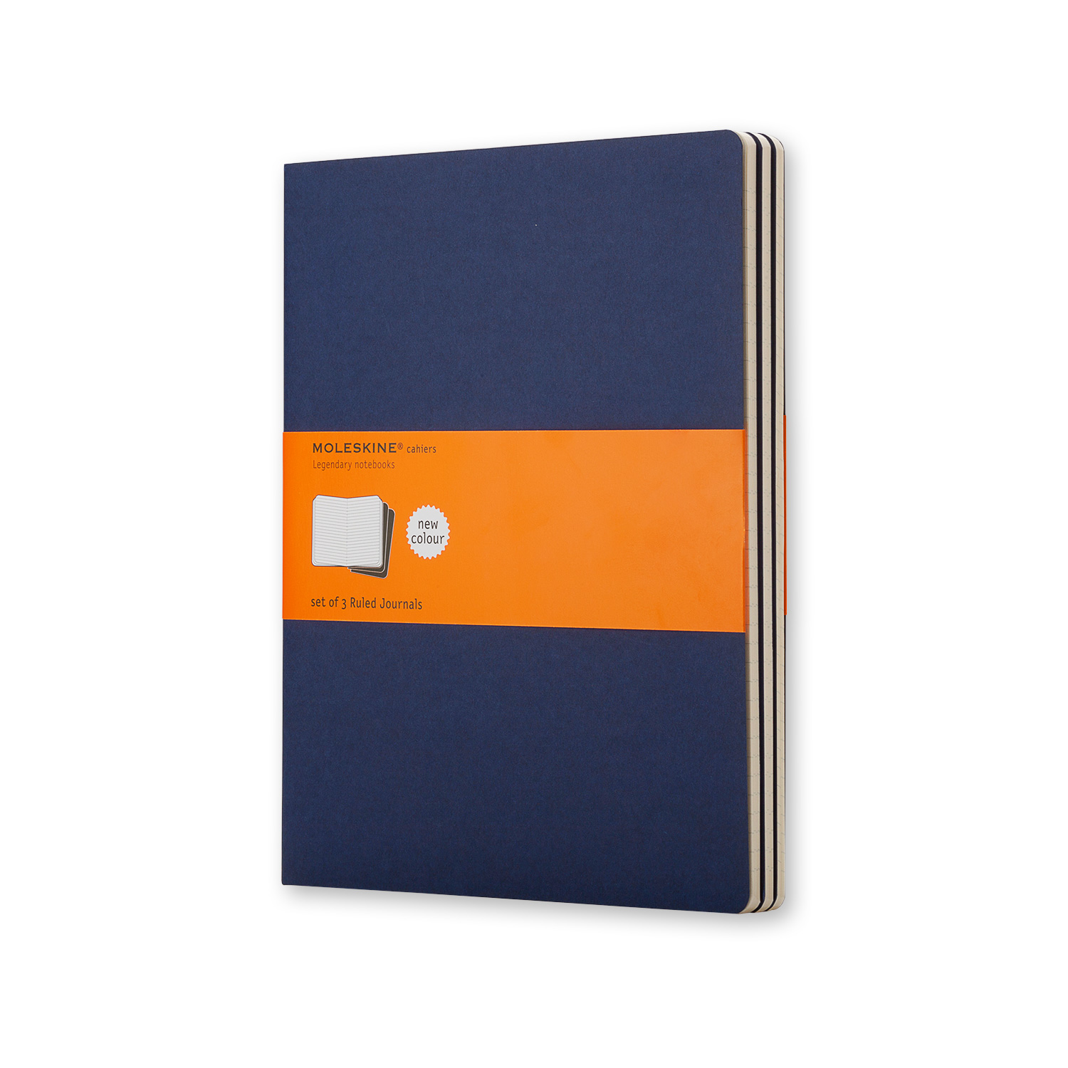 

Записник Moleskine Cahier великий / Лінійка Синій (9788862931106)