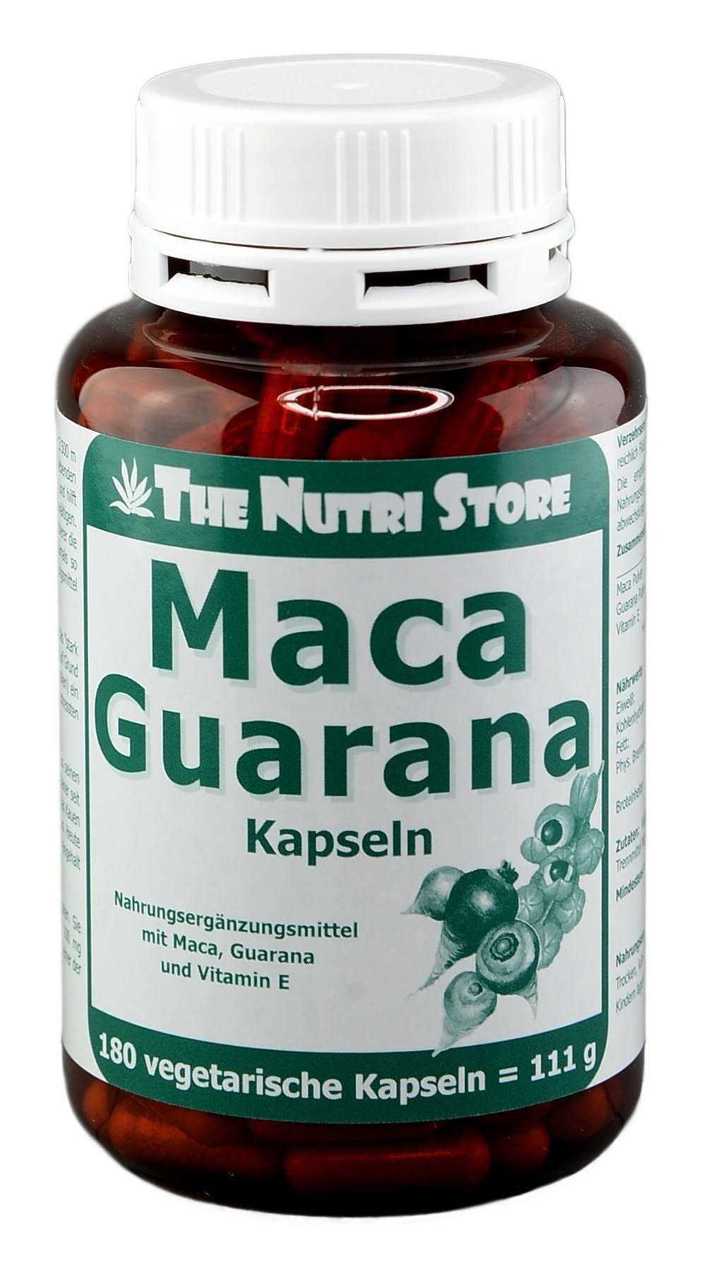 

Мака Гуарана, The Nutri Store, 180 капсул