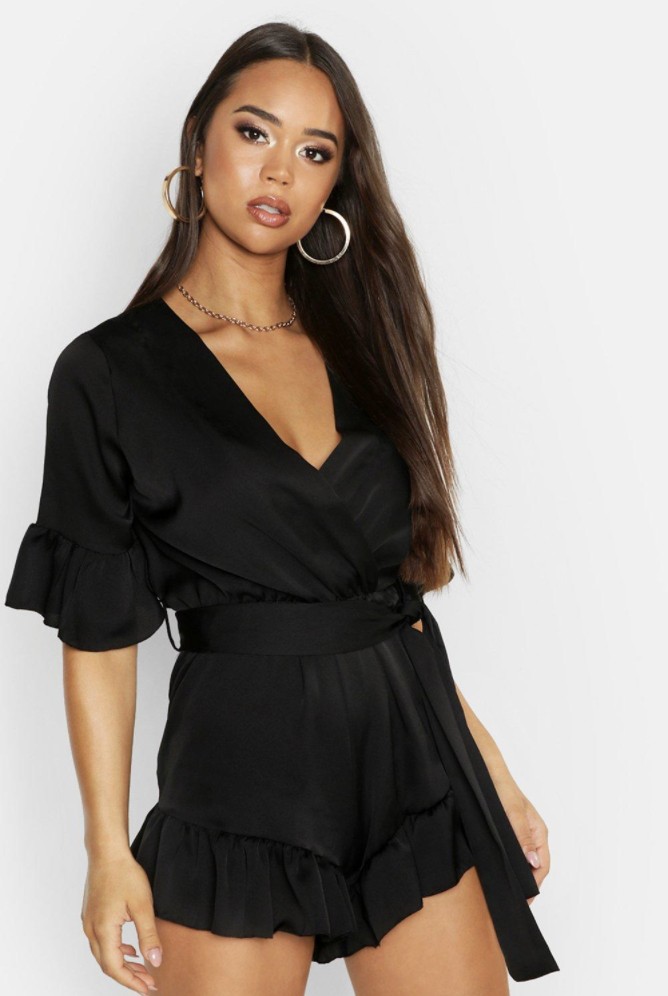 

Комбинезон женский летний черный Boohoo 9131 2XL (50)