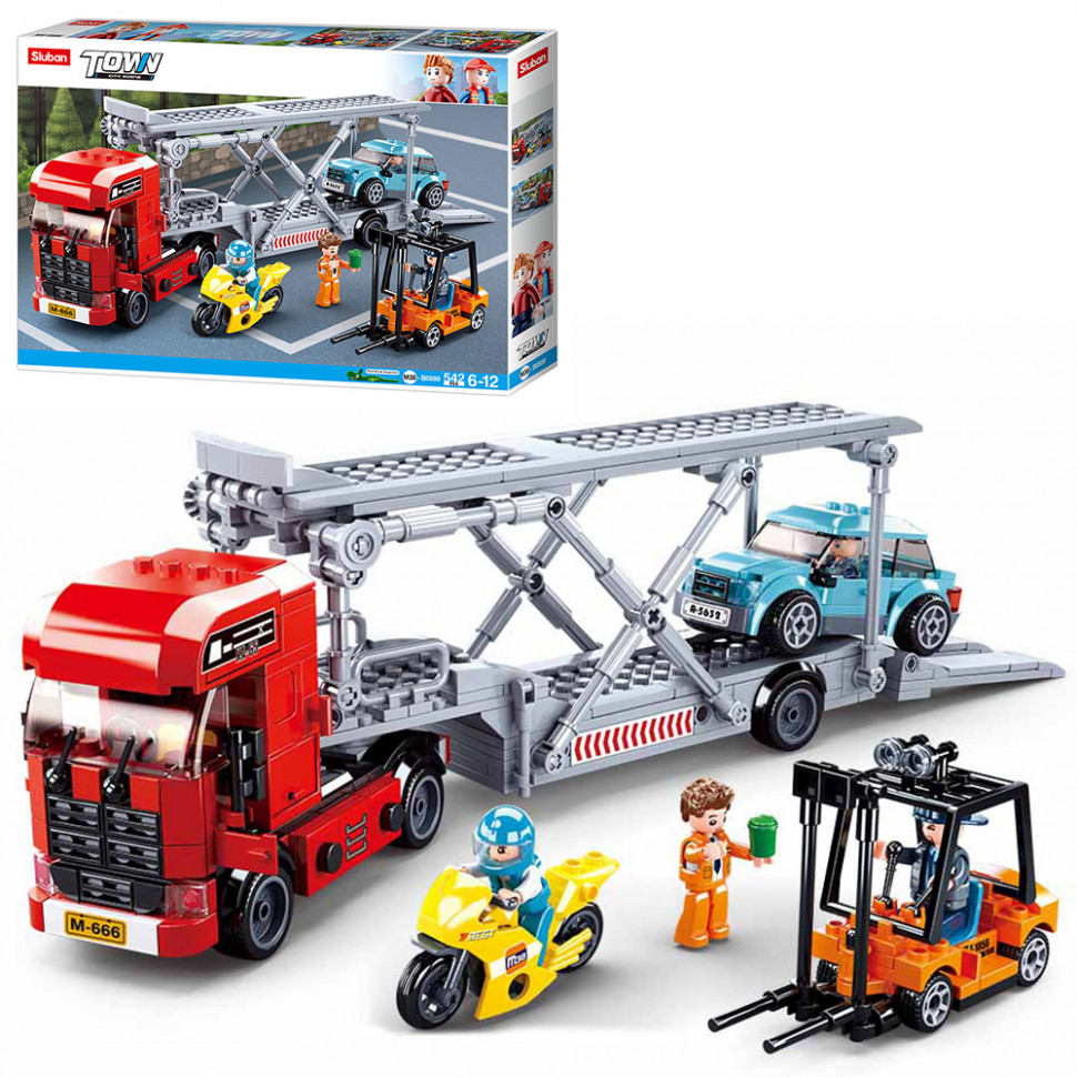 

Конструктор SLUBAN M38-B0880 Трейлер, 542 детали