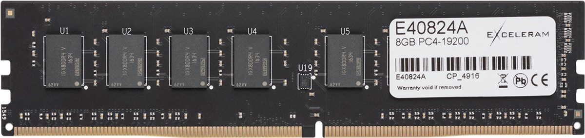 

Оперативная память Exceleram DDR4-2400 8192MB PC4-19200 (E40824A)