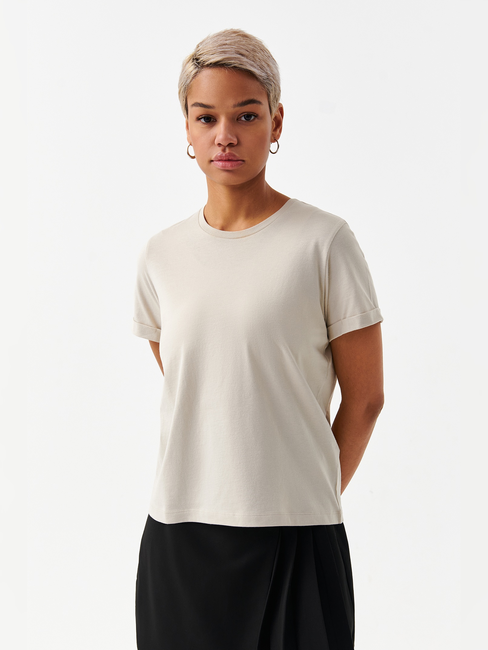 

Футболка Befree BOXY6-61  Кремовый/Светло-бежевый, Футболка Befree BOXY6-61 S Кремовый/Светло-бежевый