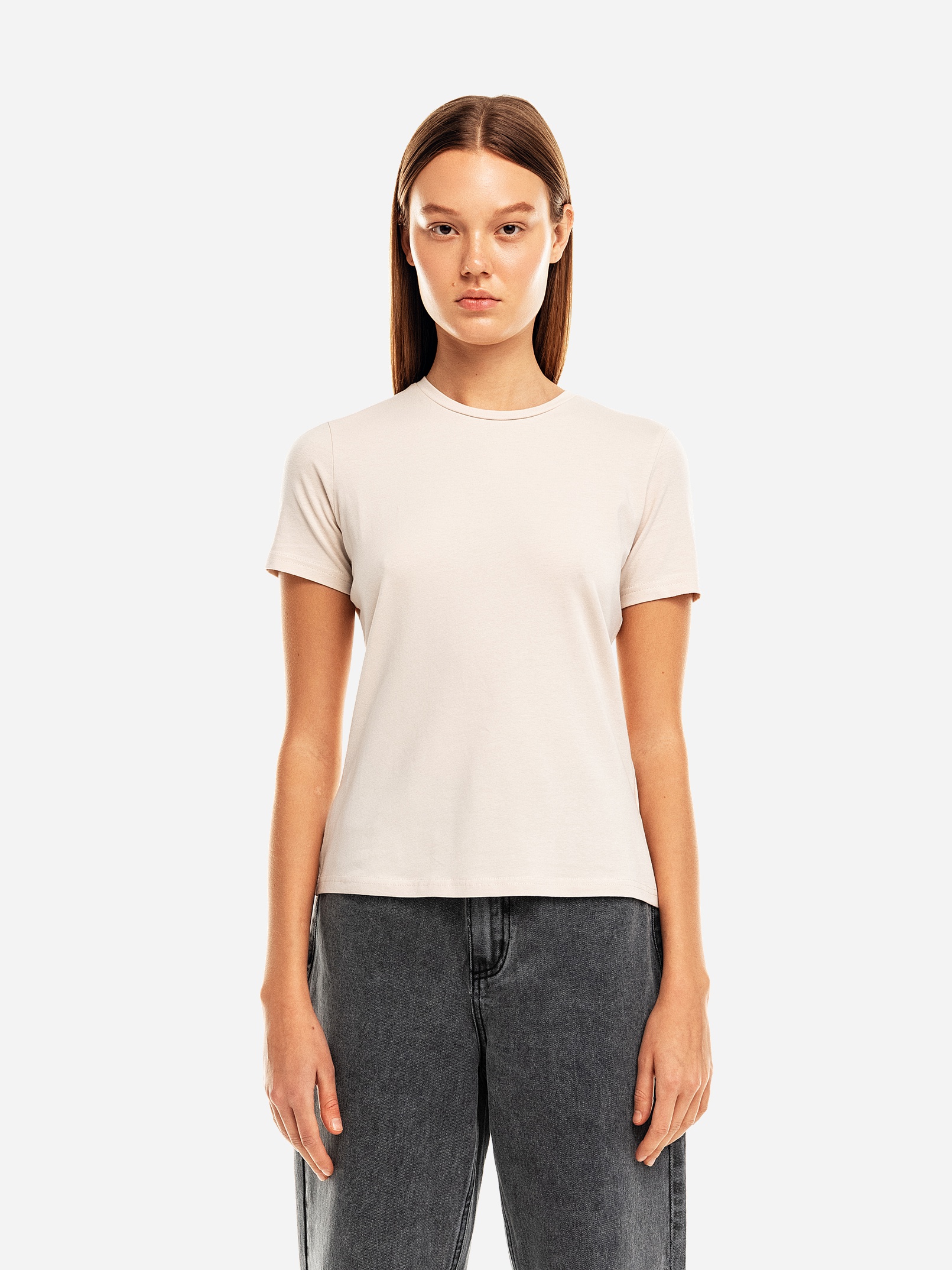 

Футболка Befree SLIM6-61  Кремовый/Светло-бежевый, Футболка Befree SLIM6-61 S Кремовый/Светло-бежевый