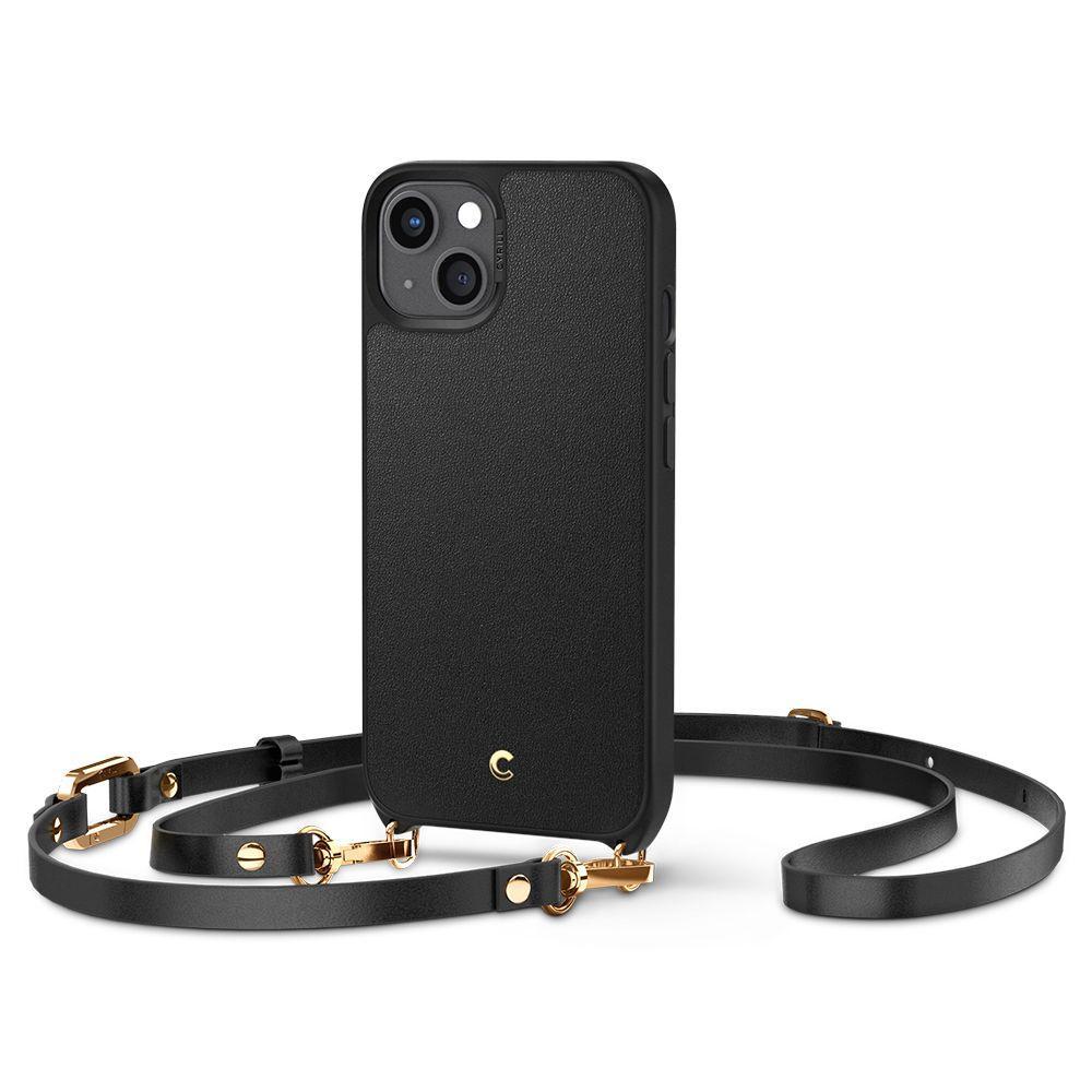 

Чехол с ремешком Spigen для iPhone 13 Cyrill Classic Charm Black