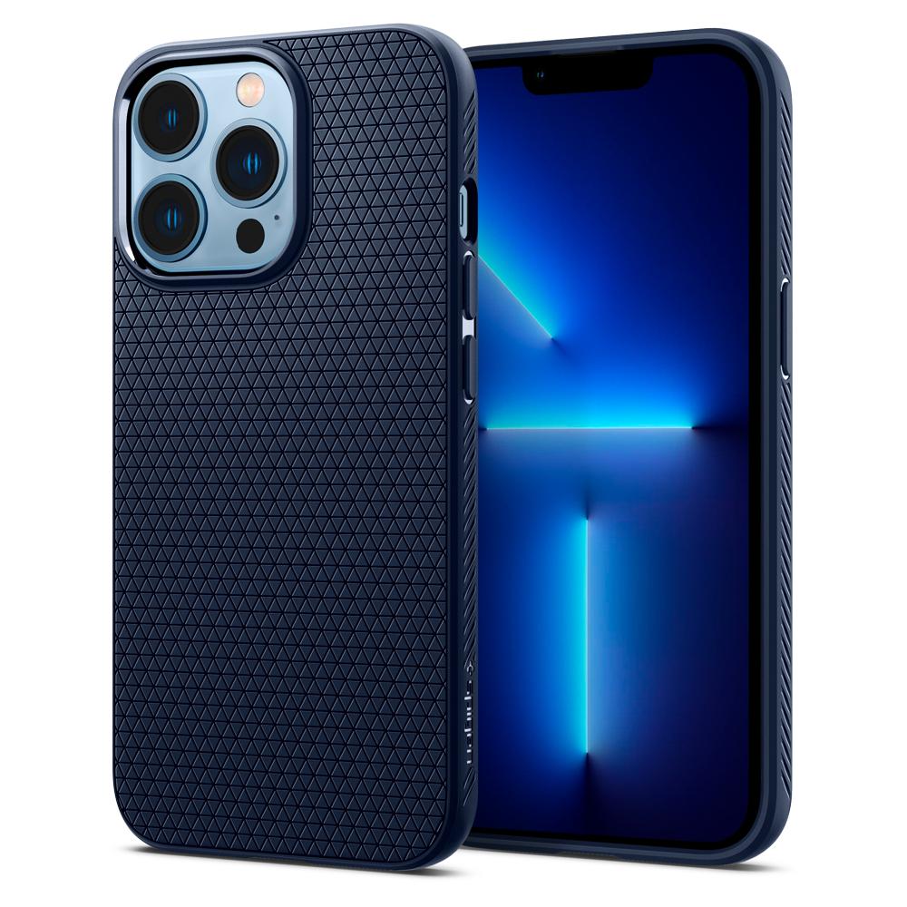 

Чехол Spigen для iPhone 13 Pro Liquid Air Navy Blue