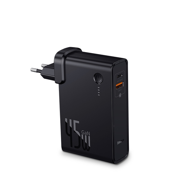 

Банк заряда Baseus GaN USB+Type-C 10000mAh 45W black