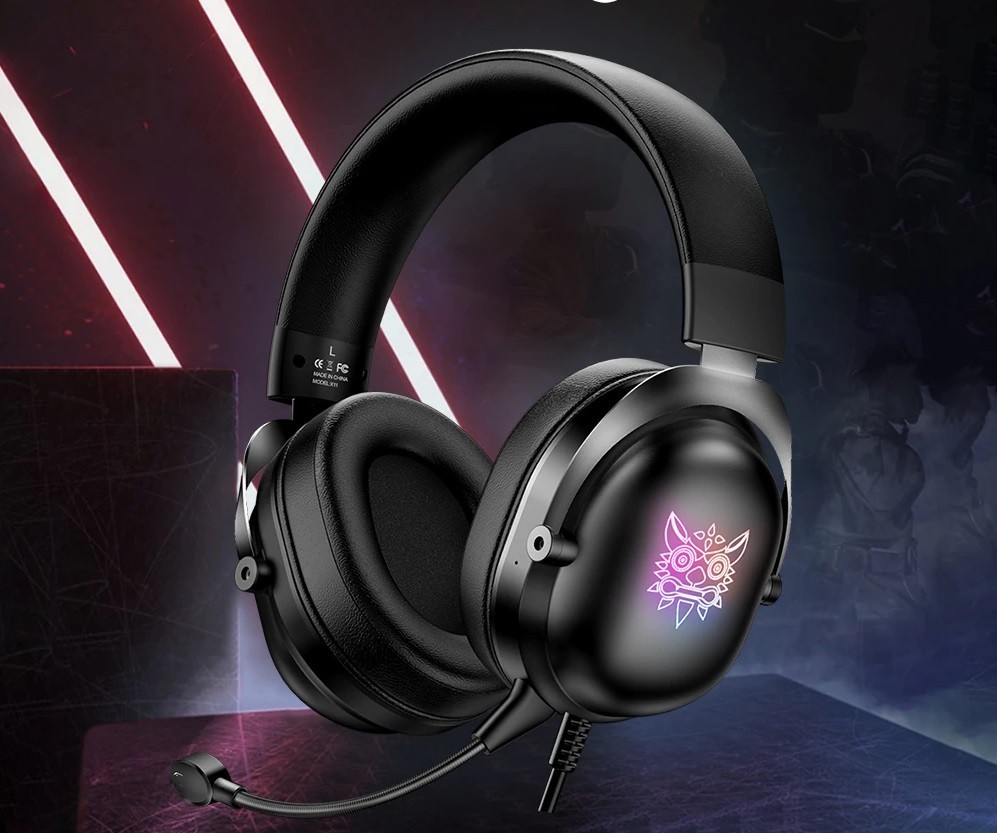 

Геймерские наушники Onikuma Gaming Headset с гарнитурой для ПК/PS4/Xbox/Switch х11 Black