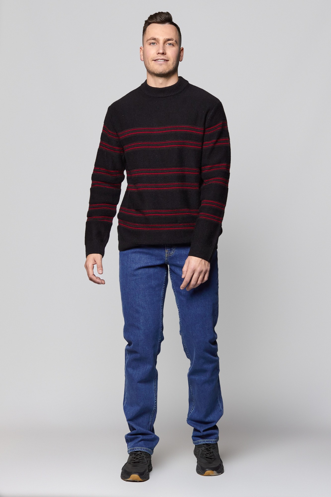 

Джемпер Lee Striped Crew Knit Regular Fit Черный -00, Джемпер Lee Striped Crew Knit Regular Fit Черный M-00