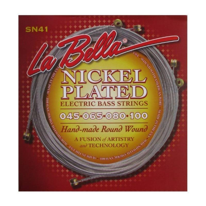 

Струны для бас-гитары La Bella SN41 45-100 224200