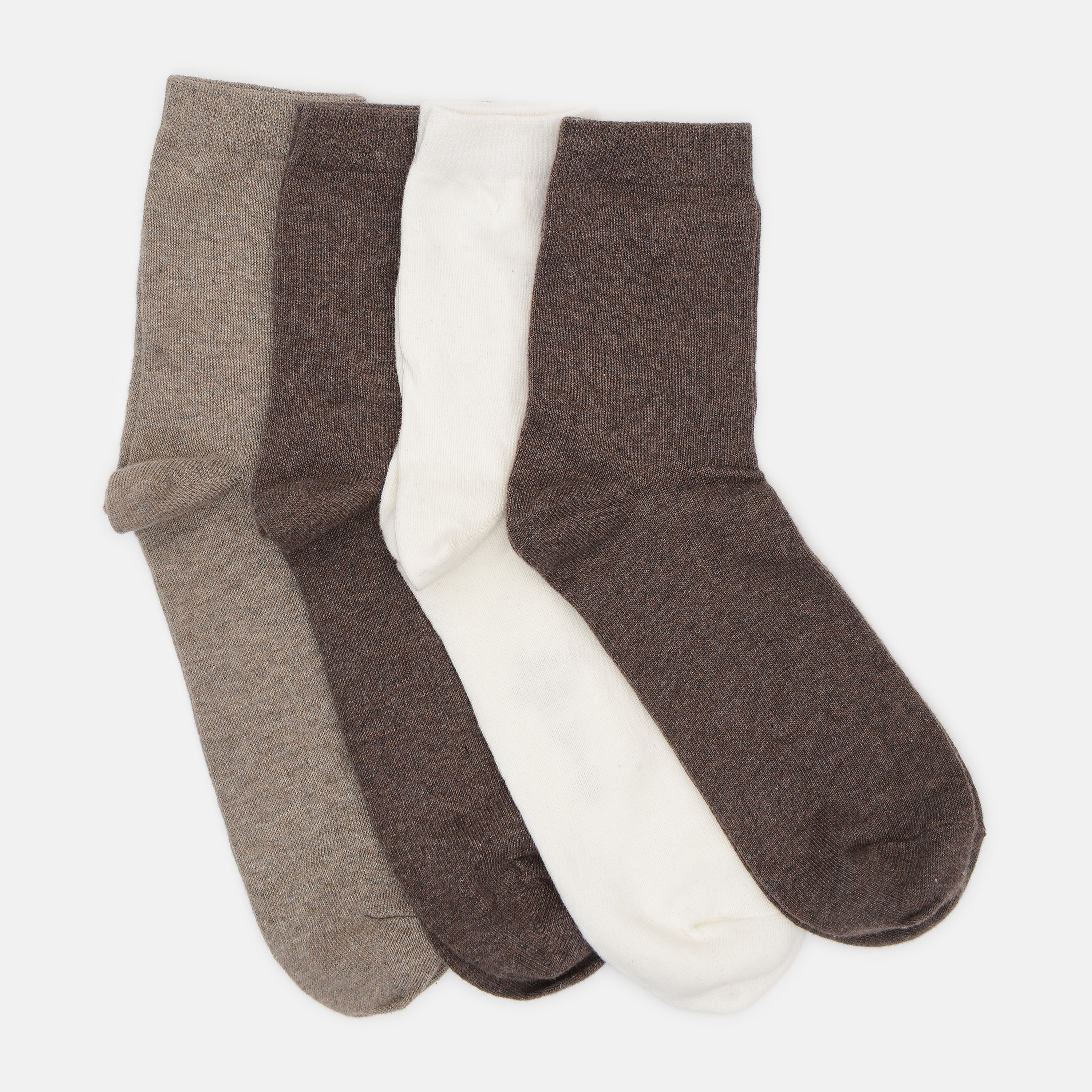 

Носки (4 пары) C&A   коричневый, белый 14098554711, Носки (4 пары) C&A 39 42 коричневый, белый 14098554711