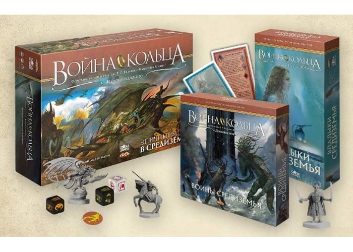 

Настольная игра GaGa Games Война Кольца + Владыки Средиземья + Воины Средиземья (GG063+2)