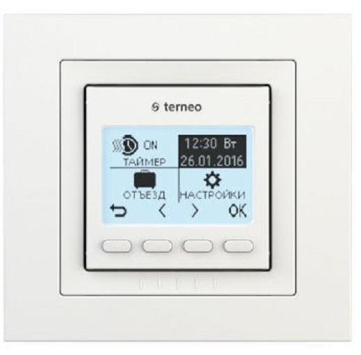 

Терморегулятор для теплого пола terneo pro Белый