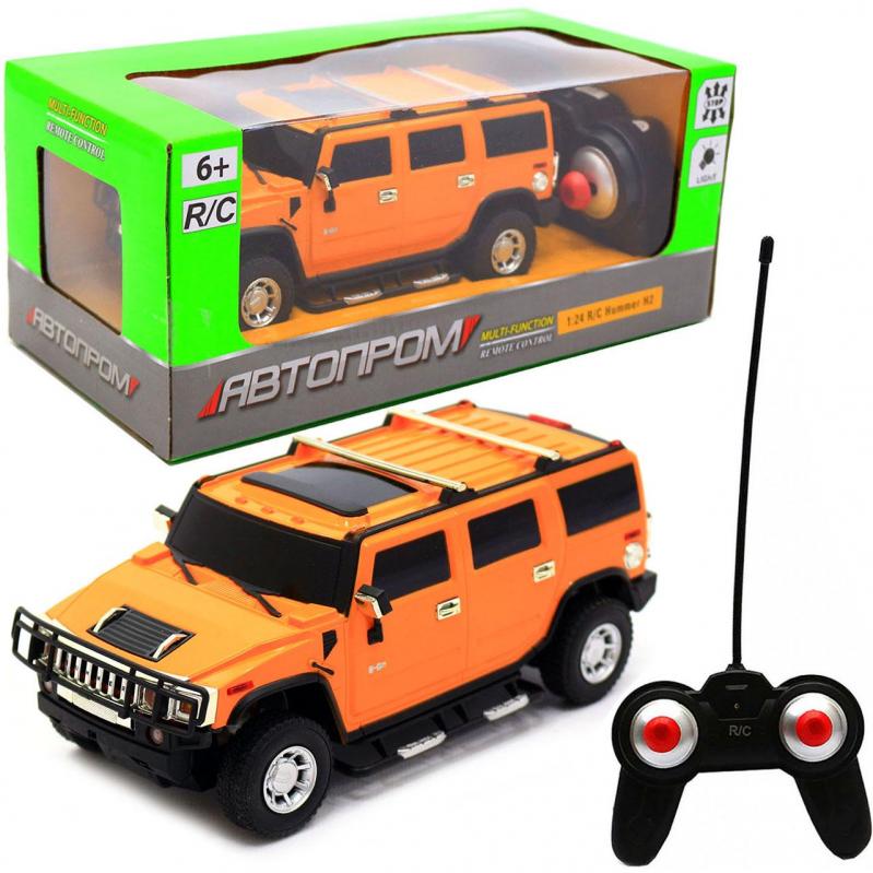 

Машинка на пульте управления Hummer H2 1/24