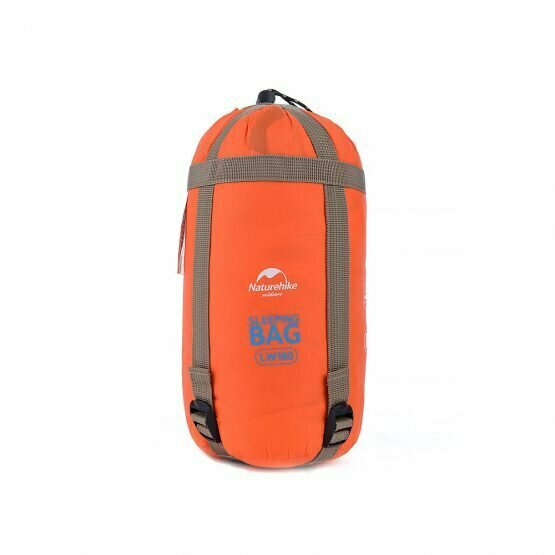 

Спальник надлегкий Naturehike Mini Ultra light LW 180 NH15S003-D, Silk-like cotton, помаранчевий