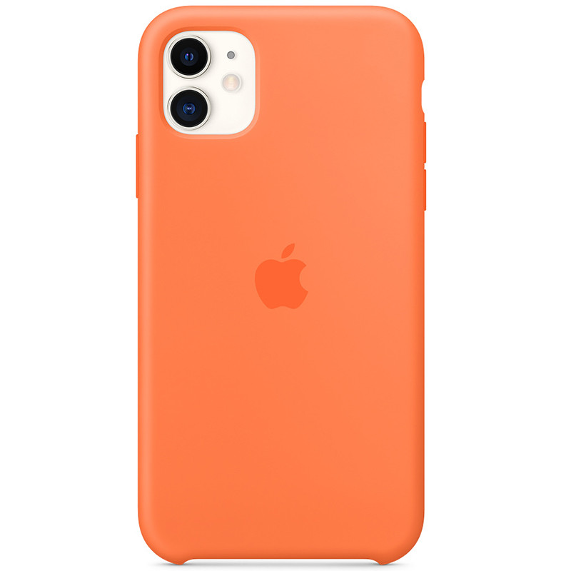 

Чехол Silicone case (AAA) для Apple iPhone 11 (6.1") Оранжевый / Vitamin C