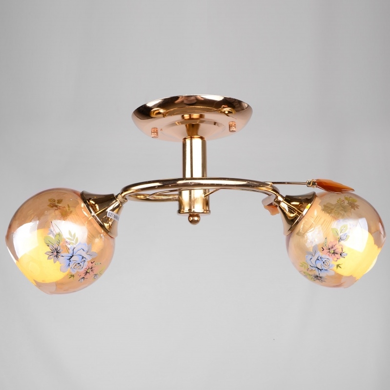 

Люстра потолочная для натяжного потолка классическая LK-497S/2 E27 G Brille L67-262