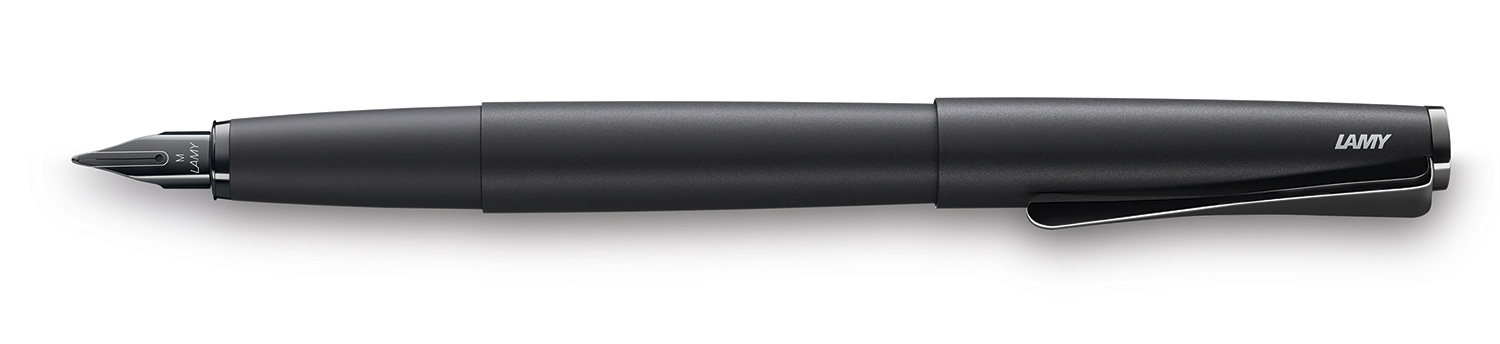 

Чорнильна Ручка Lamy Studio All Black F / Чорнила T10 Сині [066] (4014519720980)